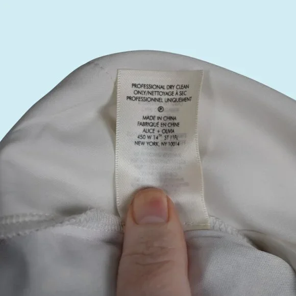 Alice + Olivia Floral Slim Jogger Pants Size Small Drawstring Elastic Waist - Picture 9 of 9